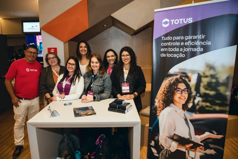 Estande TOTVS no Summit Rental Gestoras 2026, Pullman Guarulhos