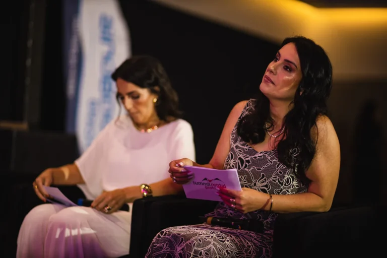 Helen e Talita Záccaro bastidores no Summit Rental Gestoras 2026, Pullman Guarulhos