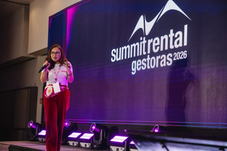 Palestra patrocinador Sisloc no Summit Rental Gestoras 2026, Pullman Guarulhos